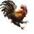 Rooster Derby Fight Vinyl Car Decal Sticker – Waterproof & UV-Resistant 8"
