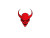 Devil Horror Logo Vinyl Car Decal Sticker – Waterproof & UV-Resistant 8"