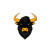 Bearded Bull Head Vinyl Car Decal Sticker – Waterproof & UV-Resistant 8"