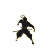 Anime Ninja Silhouette Vinyl Car Decal Sticker – Waterproof & UV-Resistant 8"