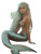 Pastel Teal Mermaid V2 Vinyl Car Decal Sticker – Waterproof & UV-Resistant 8"