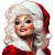 Dolly Parton Santa V2 Vinyl Car Decal Sticker – Waterproof & UV-Resistant 8"