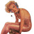 Cybernetic Marilyn Qipao Vinyl Car Decal Sticker – Waterproof & UV-Resistant 8"