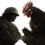 Warrior Chicken Battle Vinyl Car Decal Sticker – Waterproof & UV-Resistant 8"