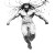 Faceless Floating Hero Vinyl Car Decal Sticker – Waterproof & UV-Resistant 8"