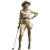 Adventurous Golfing Woman Vinyl Car Decal Sticker – Waterproof & UV-Resistant 8"