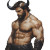 Muscular Cult Leader Vinyl Car Decal Sticker – Waterproof & UV-Resistant 8"