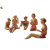 50S Movie Stars Poolside Vinyl Car Decal Sticker – Waterproof & UV-Resistant 8"
