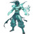 Armored Martial Artist Vinyl Car Decal Sticker – Waterproof & UV-Resistant 8"