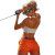 Modern Golfer With Rangefinder Vinyl Car Decal Sticker – Waterproof & UV-Resistant 8"