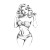 Pin Up Model V4 Vinyl Car Decal Sticker – Waterproof & UV-Resistant 8"