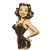 Retro Jazz Beauty Vinyl Car Decal Sticker – Waterproof & UV-Resistant 8"