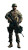 Military Portrait America Vinyl Car Decal Sticker – Waterproof & UV-Resistant 8"