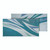 Faulkner Summer Waves Patio Mat | Reversible Polypropylene | Mold Resistant | Ideal for Camping & Tailgating