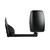 K-Source Manual Towing Mirror | OEM Replacement Dual Lens Black Mirror with PTM Housing, Foldaway, Turn Signal Indicators