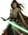 Female Jedi Knight V2 Vinyl Car Decal Sticker – Waterproof & UV-Resistant 8"
