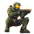 Cartoon Master Chief Vinyl Car Decal Sticker – Waterproof & UV-Resistant 8"