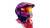 Masterchief Pop Art Vinyl Car Decal Sticker – Waterproof & UV-Resistant 8"