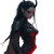 Female Devil Warrior Vinyl Car Decal Sticker – Waterproof & UV-Resistant 8"