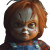 Sleeping Chucky Vinyl Car Decal Sticker – Waterproof & UV-Resistant 8"
