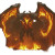 Fiery Balrog Creature Vinyl Car Decal Sticker – Waterproof & UV-Resistant 8"