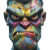 Furious Monster Man Vinyl Car Decal Sticker – Waterproof & UV-Resistant 8"