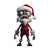 Zombie Santa Vinyl Car Decal Sticker – Waterproof & UV-Resistant 8"