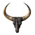 Horns Of Taurus Vinyl Car Decal Sticker – Waterproof & UV-Resistant 8"