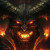 Diablo Character Face Vinyl Car Decal Sticker – Waterproof & UV-Resistant 8"