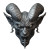 Evil Satanic Gargoyle Vinyl Car Decal Sticker – Waterproof & UV-Resistant 8"