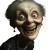 Scary Old Lady Vinyl Car Decal Sticker – Waterproof & UV-Resistant 8"