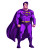 Purple Superman Vinyl Car Decal Sticker – Waterproof & UV-Resistant 8"