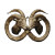 Goats' Infinity Horns Vinyl Car Decal Sticker – Waterproof & UV-Resistant 8"