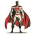 Generic Superhero Pose Vinyl Car Decal Sticker – Waterproof & UV-Resistant 8"