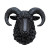 Black Sheep Head Vinyl Car Decal Sticker – Waterproof & UV-Resistant 8"