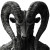 Giger Style Ibex Vinyl Car Decal Sticker – Waterproof & UV-Resistant 8"