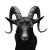 Eerie Goat Head Vinyl Car Decal Sticker – Waterproof & UV-Resistant 8"