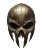 Skull Bronze Helmet Vinyl Car Decal Sticker – Waterproof & UV-Resistant 8"