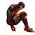 Iron Man Pain Vinyl Car Decal Sticker – Waterproof & UV-Resistant 8"