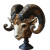 Creepy Victorian Ram Mask Vinyl Car Decal Sticker – Waterproof & UV-Resistant 8"