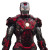 Iron Man V3 Vinyl Car Decal Sticker – Waterproof & UV-Resistant 8"