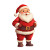 Cartoon Santa Design Vinyl Car Decal Sticker – Waterproof & UV-Resistant 8"