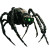 Giant Biomechanic Spider Vinyl Car Decal Sticker – Waterproof & UV-Resistant 8"