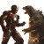 Iron Man Vs. Godzilla Vinyl Car Decal Sticker – Waterproof & UV-Resistant 8"