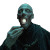 Sealed Mouth Wizard Vinyl Car Decal Sticker – Waterproof & UV-Resistant 8"