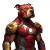 Iron Pitbull Warrior Vinyl Car Decal Sticker – Waterproof & UV-Resistant 8"