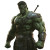 Hulk Leonidas Vinyl Car Decal Sticker – Waterproof & UV-Resistant 8"