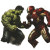 Hulk Vs Iron Man Vinyl Car Decal Sticker – Waterproof & UV-Resistant 8"