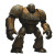 Iron Golem V2 Vinyl Car Decal Sticker – Waterproof & UV-Resistant 8"