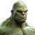 Bald Incredible Hulk Vinyl Car Decal Sticker – Waterproof & UV-Resistant 8"